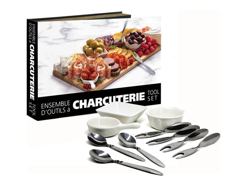 Natural Living Charcuterie Tool Set - 10 piece