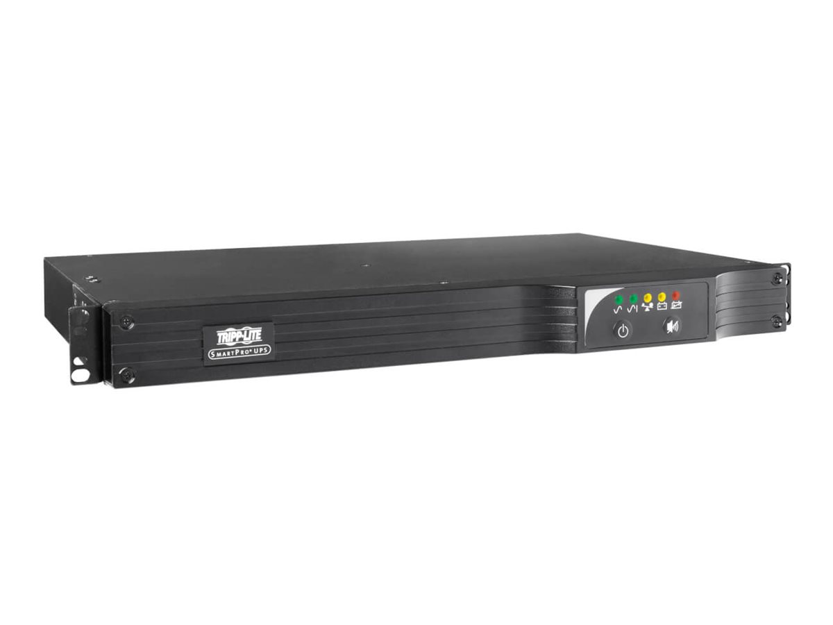 Tripp Lite SmartPro SmartPro 120V 500VA 300W Line-Interactive UPS, 1U, WEBCARDLX, USB, DB9, 6 Outlets