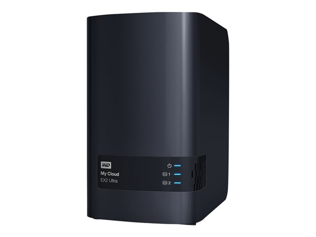 WD My Cloud EX2 Ultra NAS 36TB personal cloud stor. incl WD RED Drives 2-bay Dual Gigabit Ethernet 1