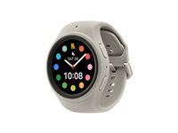 Samsung GP-TYL305AMB - Band for smart watch - 40 mm - light gray, black - for Galaxy Watch4, Watch5, Watch6, Watch7