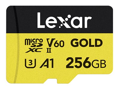 LEXAR, PROFESSIONAL, GOLD, UHS-II MICROSDXC, 256GB,MEMORY CARD