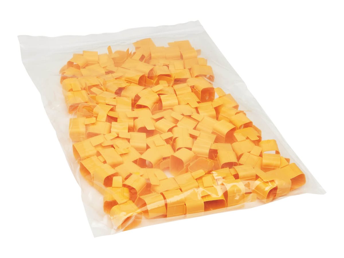 Eaton Tripp Lite Series Plug-Lock Inserts, C19 Power Cord to C20 Outlet, Yellow, 100 Pack