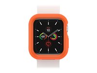 OtterBox EXO EDGE - Stoßstange für Smartwatch - Polycarbonat, TPE - Bright Sun Orange - elegantes Design - für Apple Watch (44 mm)