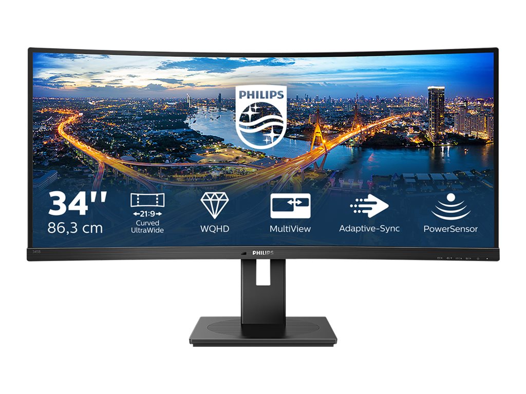 PHILIPS 345B1C/00 34in 3440x1440 CURVED