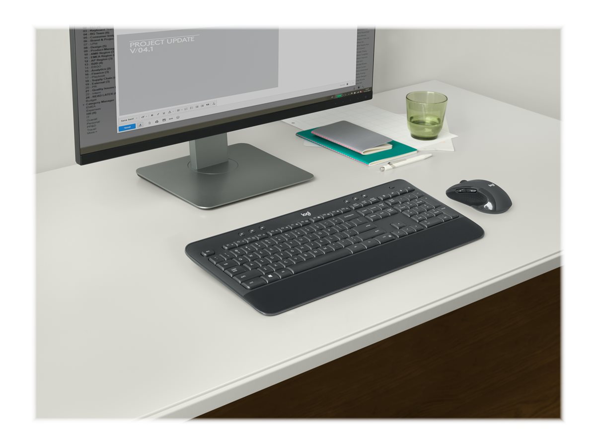 LOGITECH MK545 Adv Keybrd&Mouse US INTL – foto 8