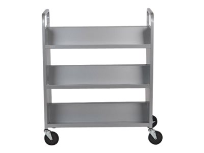 Bretford Duro Series Booktruck Trolley 3 shelves mustard