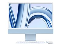 Apple iMac with 4.5K Retina display - all-in-one - M3 - 8 GB - SSD 256 GB - LED 24" - UK