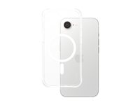 PanzerGlass CARE by Fashionable Case Samba Transparent w. White Qi Compatible iPhone 16e Beskyttelsescover Transparent Apple iPhone 16e