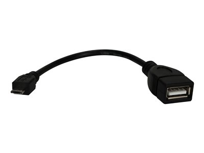 QVS - USB adapter - Micro-USB Type B (M) to USB (F)