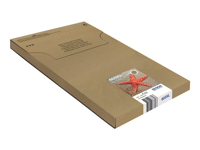 Image of Epson 603XL Multipack Easy Mail Packaging - 4-pack - XL - black, yellow, cyan, magenta - original - ink cartridge