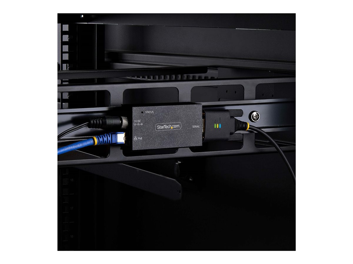 StarTech.com Serial to Ethernet Adapter, IP LAN to RS232 DB9 Converter - kompaktní server - PoE - kompatibilní s TAA – foto 9
