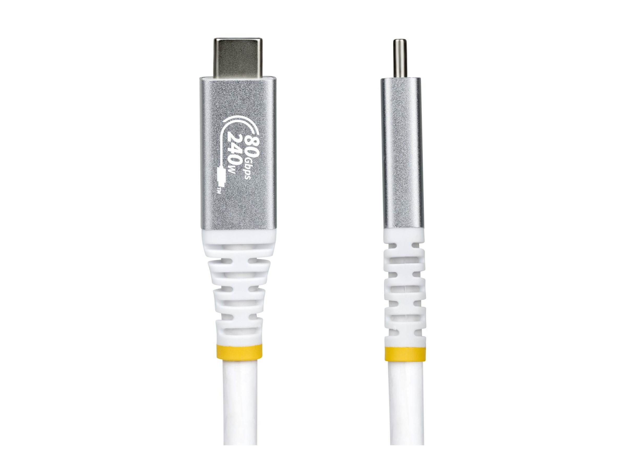 StarTech USB-C cable USB-C to USB-C 1.01 Product shot Right-angle 80000