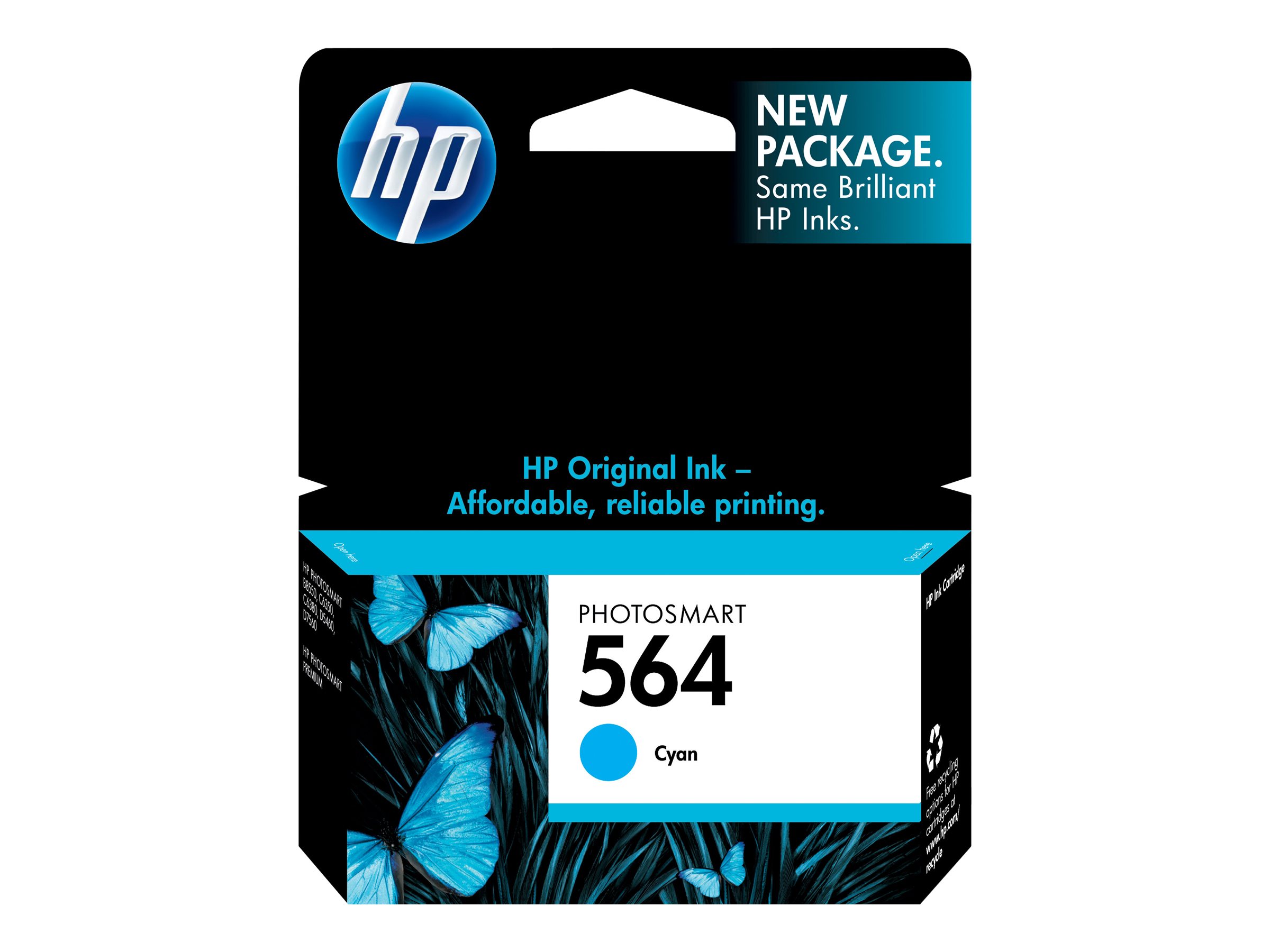 HP 564 cyan original ink Usage / lifestyle Multi-angle 72520