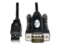 Eaton Tripp Lite Series 5ft USB to Serial Adapter Cable USB-A to DB9 RS-232 M/M 5'