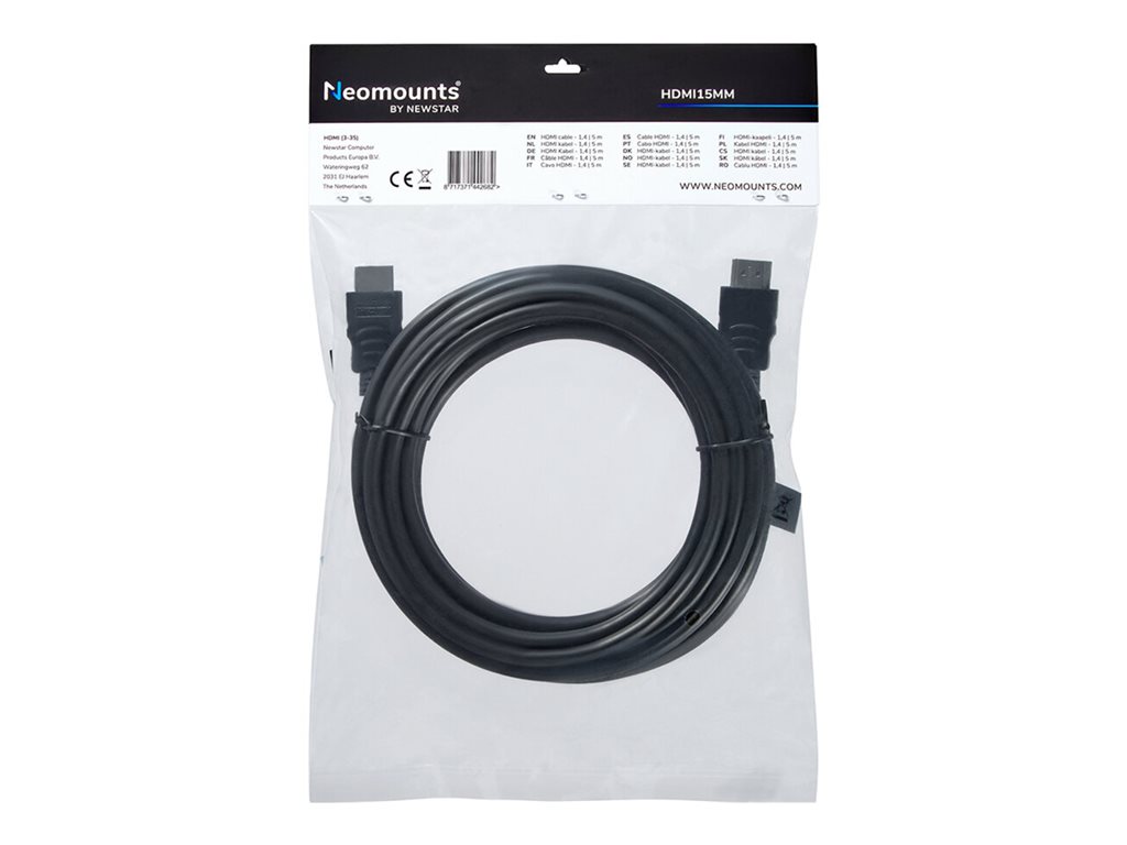 NEOMOUNTS HDMI Cable M-M 5 meter