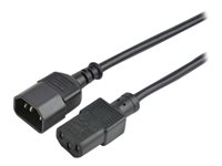 Prokord Strøm IEC 60320 C14 Power IEC 60320 C13 50cm Forlængerkabel til strøm 