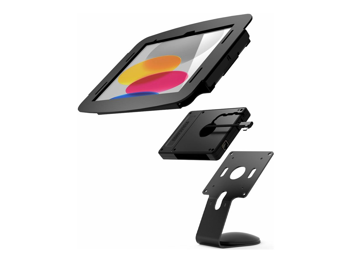 Compulocks iPad Pro 12.9" (3-6th Gen) Space Enclosure Core Counter Stand or Wall Mount Plus Hub