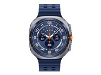 Samsung Galaxy Watch Ultra - 47 mm - titanium blue - smart watch with marine band - rubber - blue - band size: S/M/L - displa