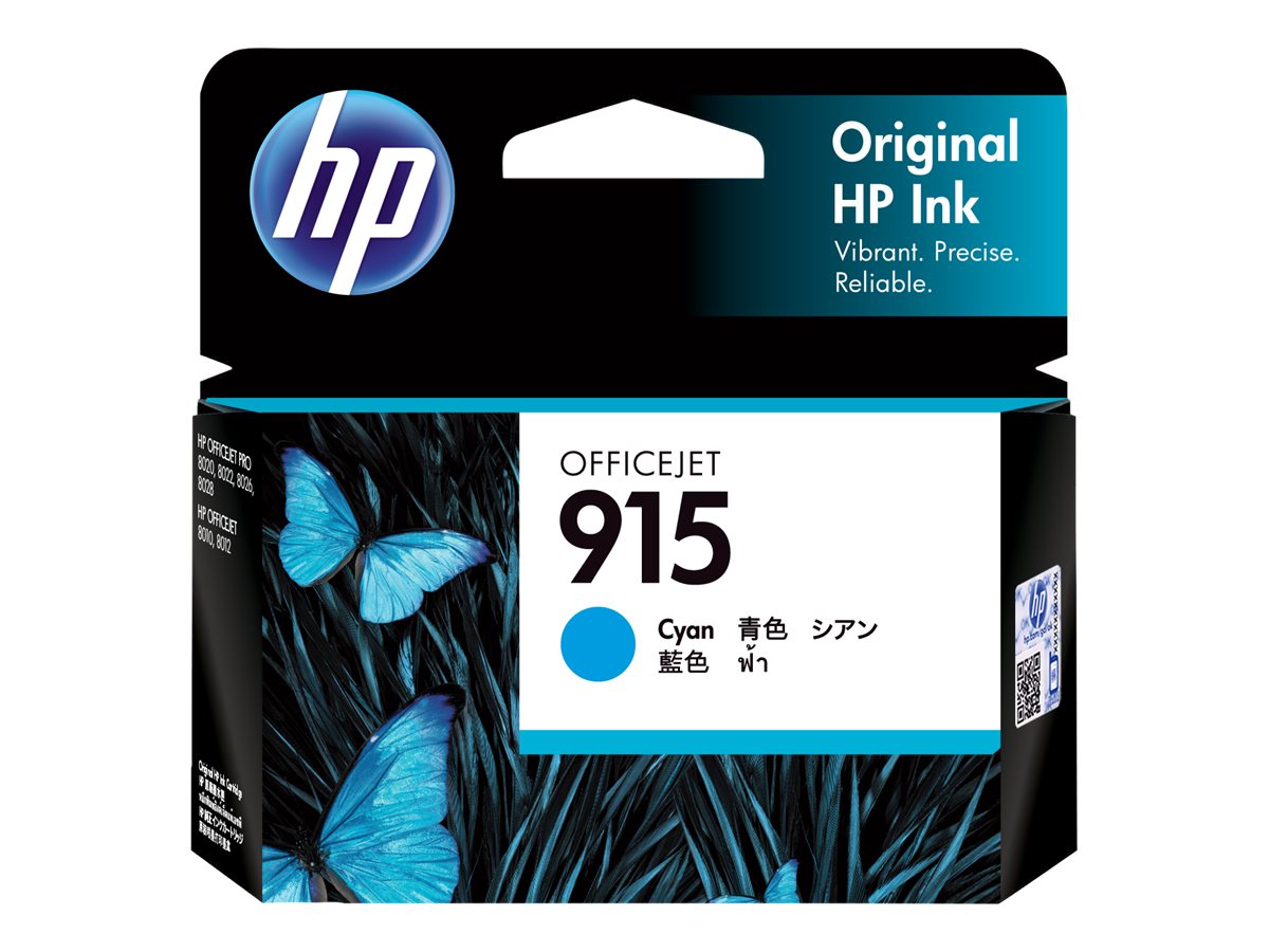HP 915 cyan original ink Usage / lifestyle Multi-angle 72520