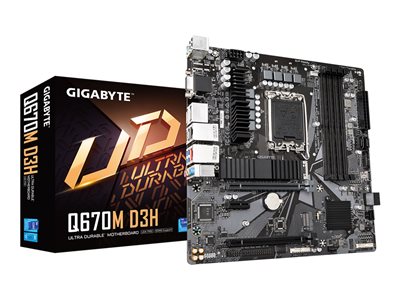 Gigabyte Q670M D3H (Q670,S1700,mATX,DDR5) - Q670M D3H