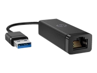 HP USB 3.0 to RJ45 Adapter G2 - Network adapter - USB 3.0 - Gigabit Ethernet x 1 - for HP 245 G10 Notebook, 250 G9 Notebook; Fortis 11 G9 Q Chromebook