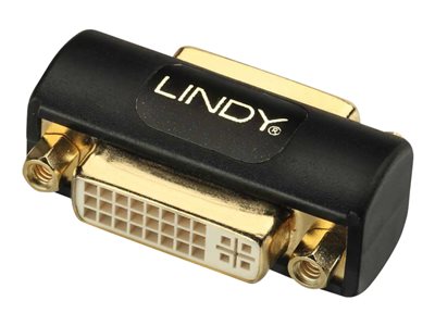 Lindy 41233, DVI-Adapter, LINDY DVI-I Doppelkupplung 41233 (BILD1)