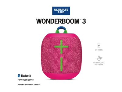 LOGI ULTIMATE EARS WONDERBOOM 3 PINK