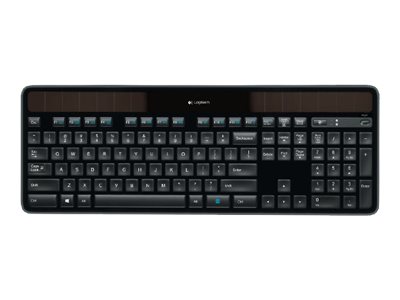 Logitech Wireless Solar K750 - Keyboard - wireless - 2.4 GHz - English