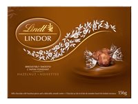 Lindt LINDOR Milk Chocolate Truffles - Hazelnut - 156g