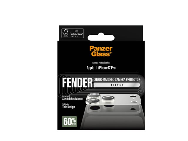 PanzerGlass FENDER Apple iPhone 17 Pro stříbrný – foto 5