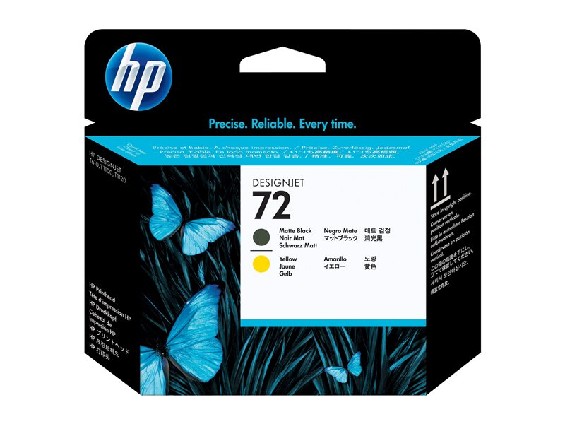 HP NO72 TETE D IMPRESSION NOIR