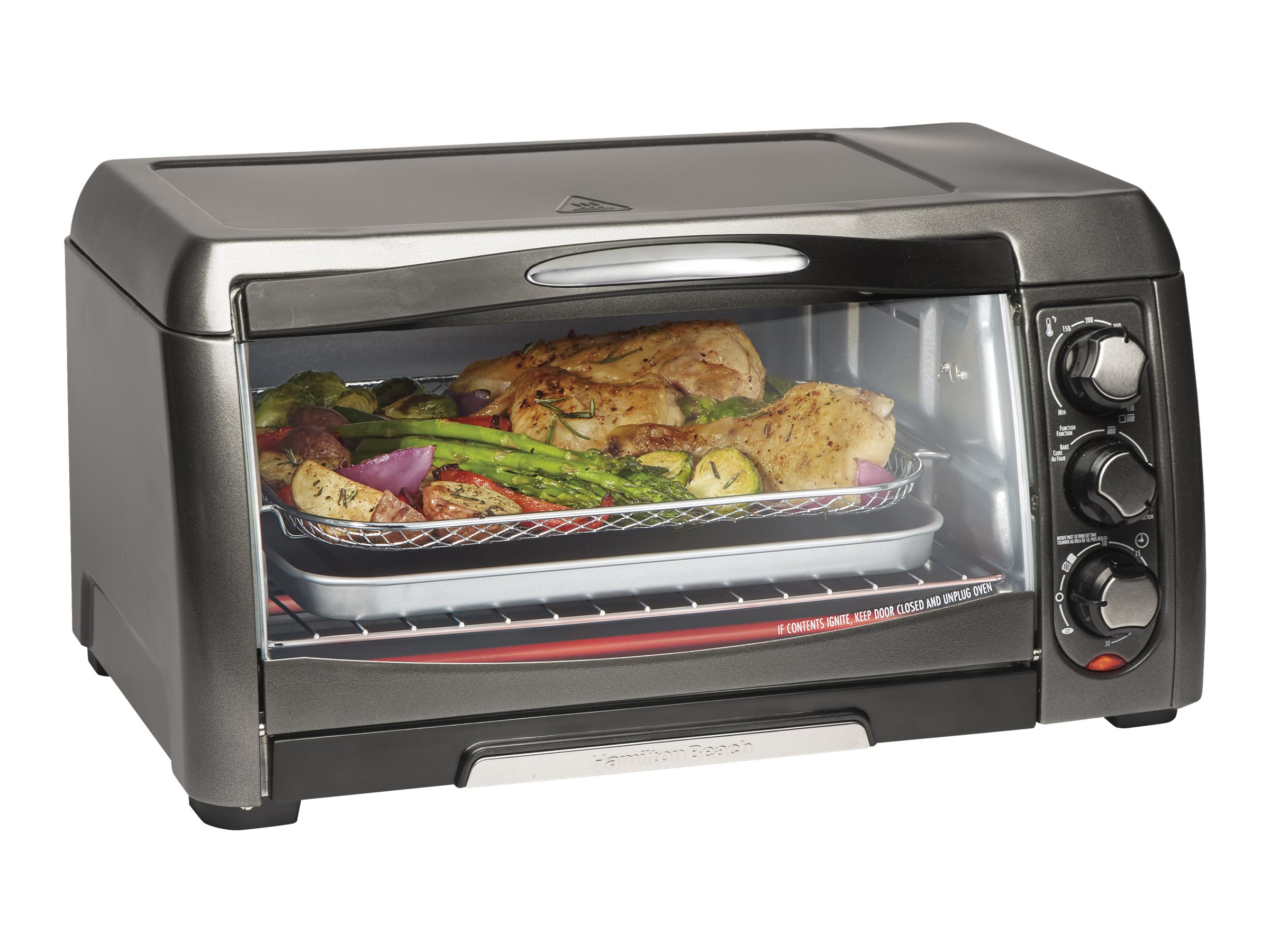 Hamilton Beach Air Fry Toaster Oven - Metallic Slate - 31324C