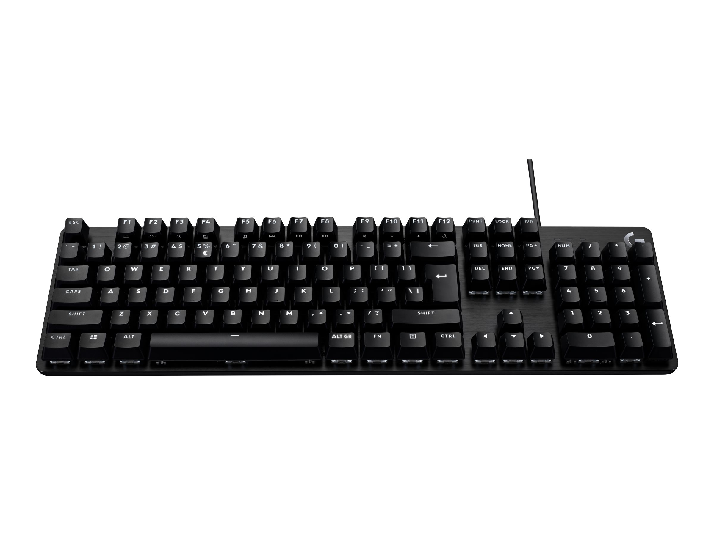 Logitech G G413 SE keyboard black Input Product shot Right-angle 80000