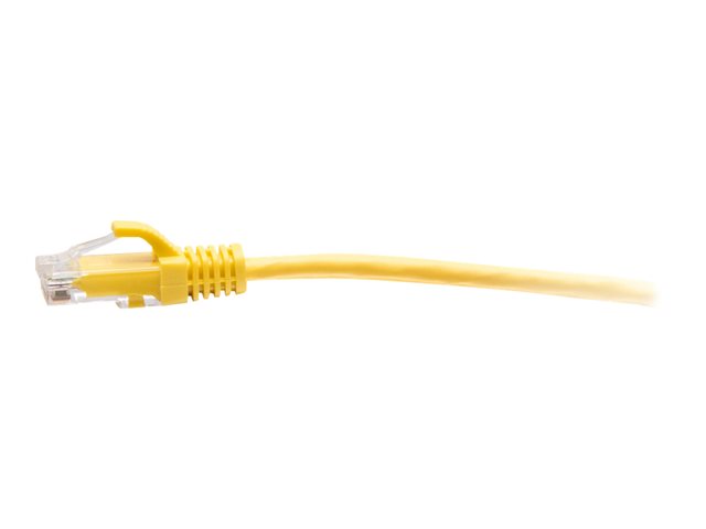 C2G 5ft (1.5m) Cat6a Snagless Unshielded (UTP) Slim Ethernet Network Patch Cable - Yellow - patch kabel - 1.5 m - žlutá – foto 2