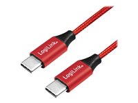 LogiLink USB 2.0 USB-kabel 30cm Rød