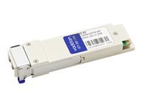 AddOn - QSFP28 transceiver module (equivalent to: Dell 407-BBVO) - 100 Gigabit Ethernet - 100GBase-CWDM4 - LC single-mode - up to 1.2 miles - 1270-1330 nm - TAA Compliant - for Dell PowerSwitch S4112F-ON, S5212F-ON, S5224F-ON