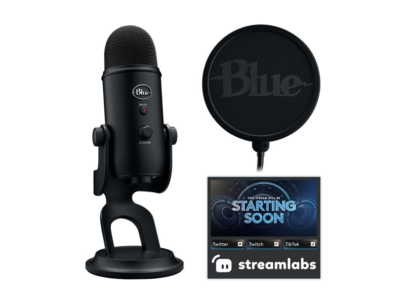 LOGI TECH Yeti USB Mic BLACKOUT