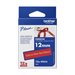 Ruban TZER tissus Or sur Bordeaux 12mm (4m)