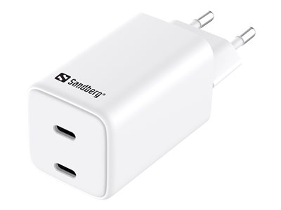 SANDBERG AC Charger Dual USB-C PD65W EU - 441-56