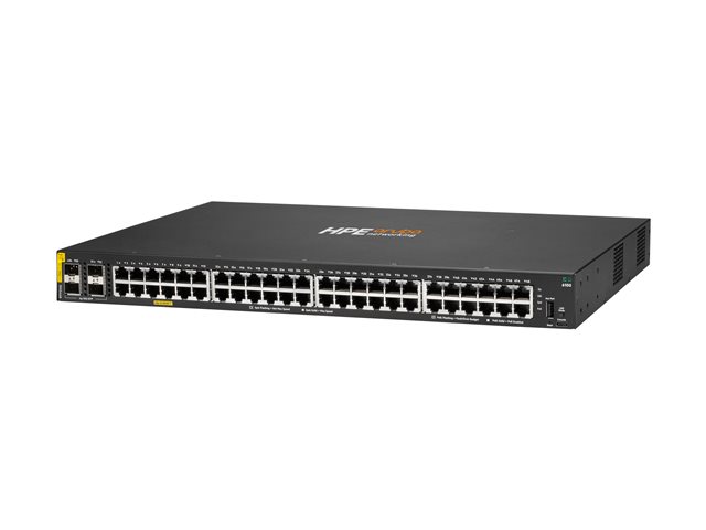HPE Aruba Networking CX 6100 48G Class4 PoE 4SFP+ 