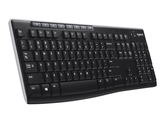 Logitech Wireless Keyboard K270 - Clavier - sans fil - 2.4 GHz - Français  (920-003748)