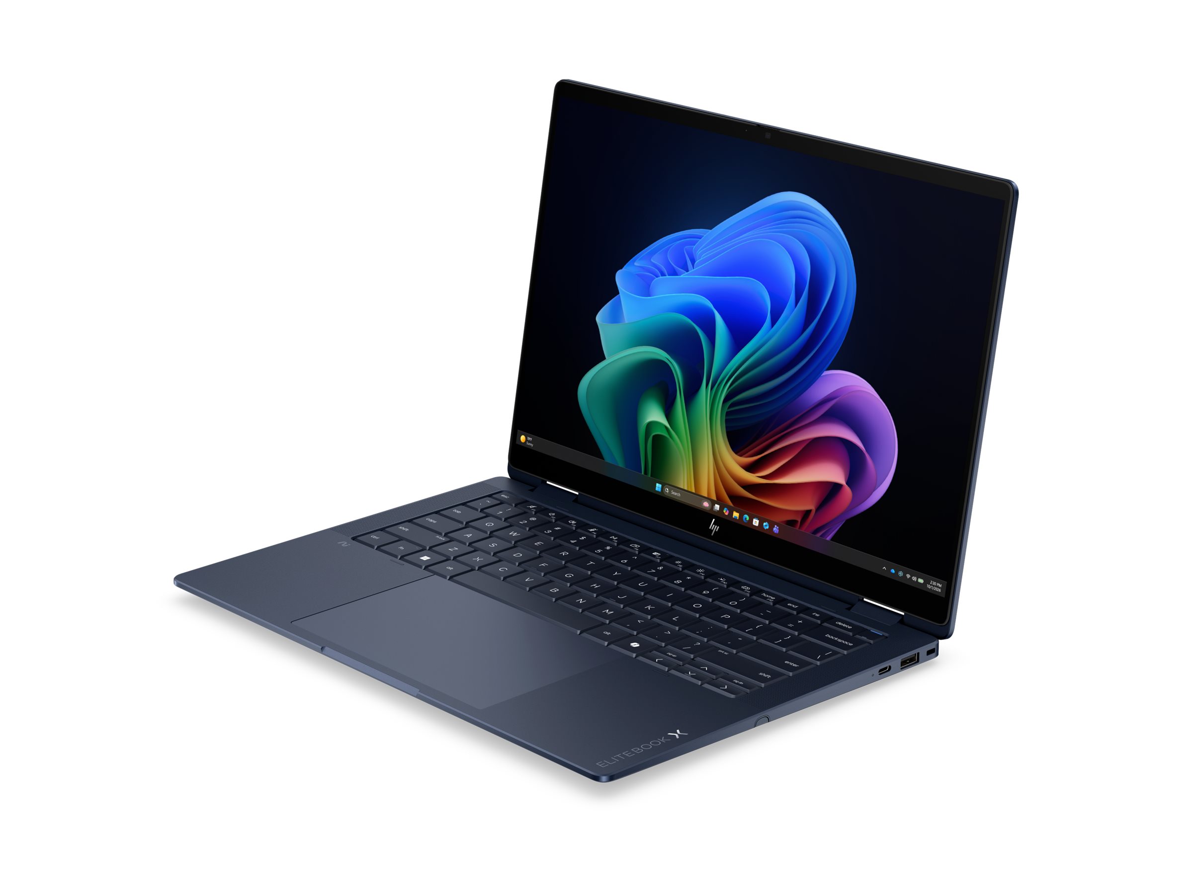 HP EliteBook X Flip G2i Notebook Next Gen AI Copilot+ PC 14 Intel Core Ultra 5 325 24 GB Product shot Ports / controls 75750