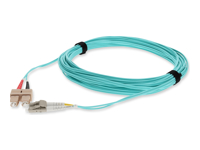 AddOn 25m LC to SC OM4 Aqua Patch Cable