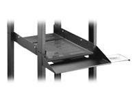 KYBRD TRAY MOUSE PAD DUAL RR BK