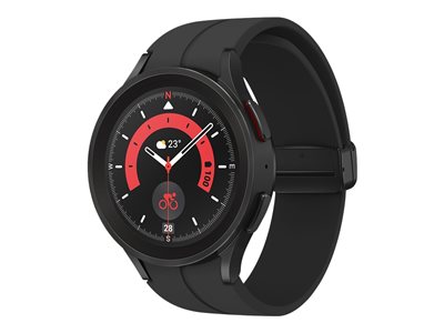 Samsung Galaxy Watch5 Pro 45 mm black titanium smart watch with sport band display 1.4INCH 