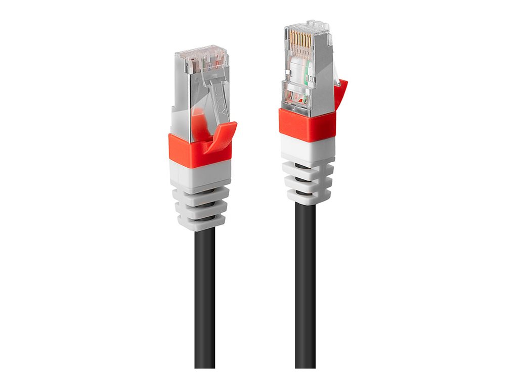 LINDY S/FTP Cat.6A Cable Black 15m
