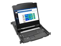 Eaton Tripp Lite Series NetDirector 8-Port Rackmount Console HDMI KVM Switch 17" LCD IP Remote Access - KVM switch - 8 ports - rack-mountable - TAA Compliant