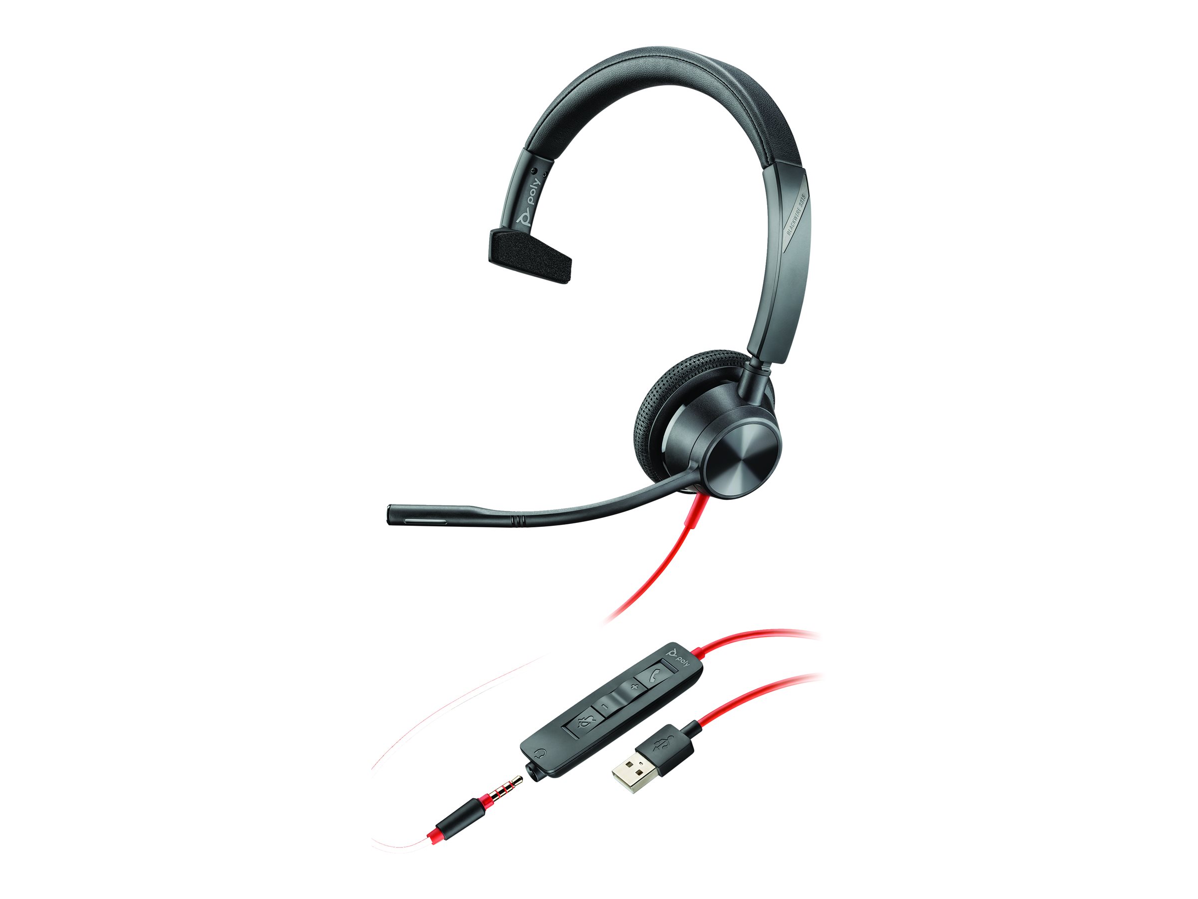 Poly Blackwire 3315 - Blackwire 3300 series | Overview, Specs, Details ...