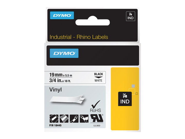 Dymo Ind Labels 1 Rolls Roll 19 Cm X 55 M