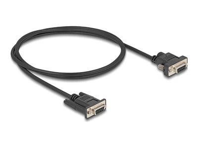 DELOCK Seriell Kabel RS-232 D-Sub9 Bu zu D-Sub9 Bu Pin 9 1m